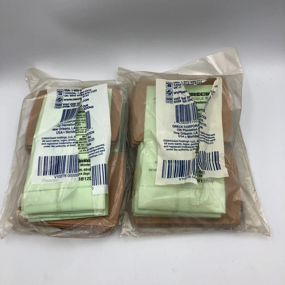 Oreck Celoc‎ Hypo-Allergenic Filter System 20 Disposable Filter Bags PKBB12DW